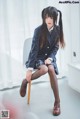 Coser @ 桜 桃 喵 Vol.082: 桜 桃 未熟 2 冬季 制服 丝 秀 (45 photos)